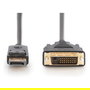 Digitus DisplayPort a DVI-D 8K 3m Cable Adaptador Macho/Macho St/St