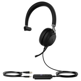 Yealink UH38 Mono Microsoft Teams Auricular USB-C Inalambrico y Alambrico Monoaural Negro