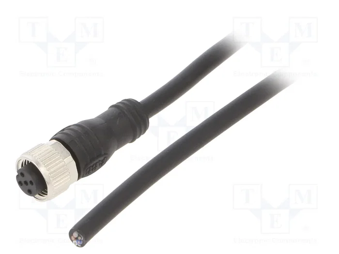 ABB Cable para sensores M12 hembra recto 6m ABB Cable para sensores M12 hembra recto 6m