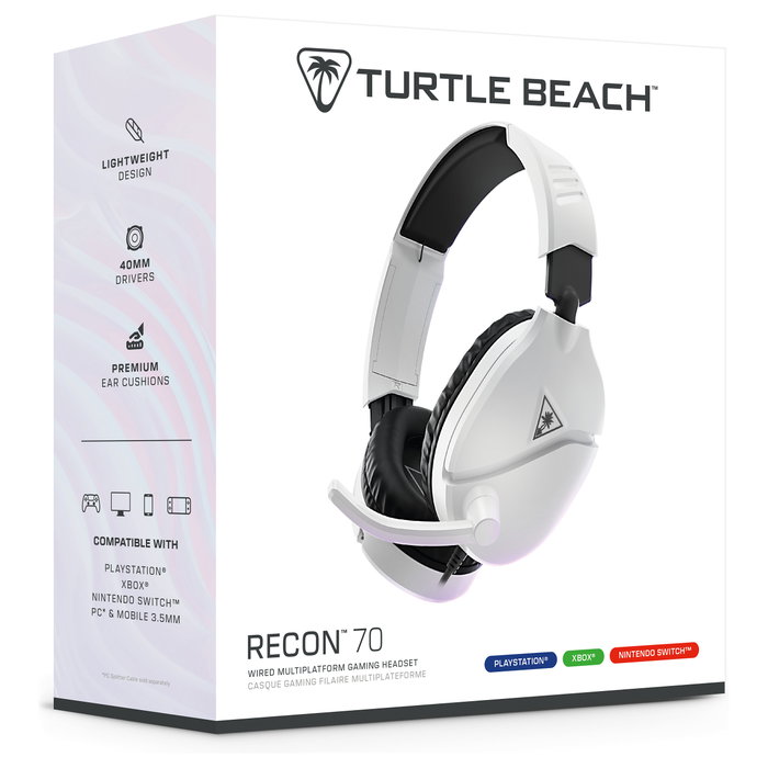 Turtle Beach Recon 70P Blanco 2024 Turtle Beach Recon 70P Blanco 2024