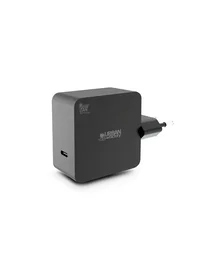 Urban Factory GPS65UF Adaptador de Corriente USB-C GaN 65W Negro - Cargador para Portátil