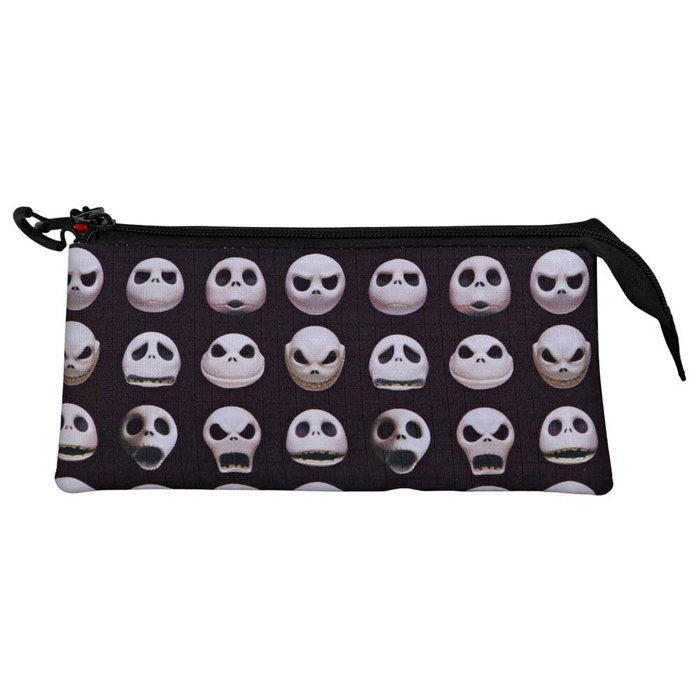 Karactermania Disney Pesadilla Antes de Navidad Estuche Portatodo Triple Face Negro