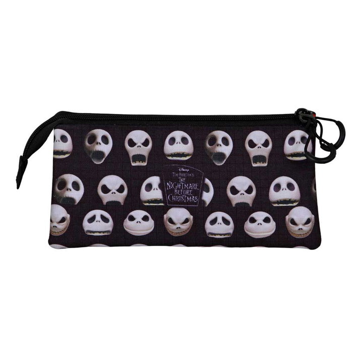 Karactermania Disney Pesadilla Antes de Navidad Estuche Portatodo Triple Face Negro