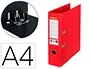 Esselte Archivador de palanca n 1 co2 neutral DIN A4 Cartón forrado Lomo 75 mm Rojo Vivida