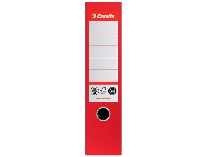 Esselte Archivador de palanca n 1 co2 neutral DIN A4 Cartón forrado Lomo 75 mm Rojo Vivida