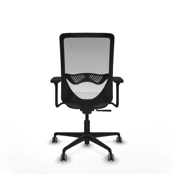 PIQUERAS Y CRESPO Silla de oficina Zulema con mecanismo Sincro, Gris oscuro y Blanco PIQUERAS Y CRESPO Silla de oficina Zulema con mecanismo Sincro, Gris oscuro y Blanco