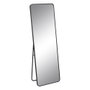 Espejo Vestidor Negro Aluminio-Cristal 56 X 3 X 165 cm