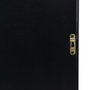 Espejo Vestidor Negro Aluminio-Cristal 56 X 3 X 165 cm