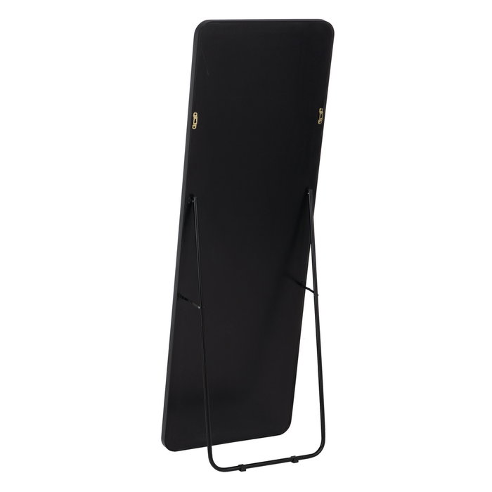 Espejo Vestidor Negro Aluminio-Cristal 56 X 3 X 165 cm