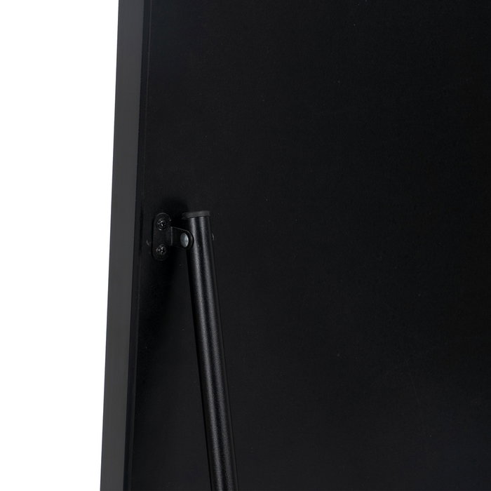 Espejo Vestidor Negro Aluminio-Cristal 56 X 3 X 165 cm