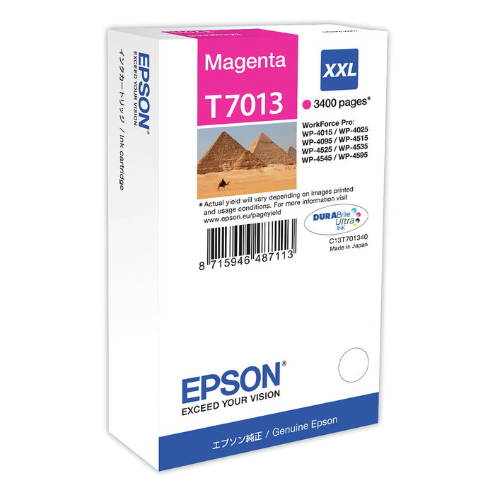 Epson Cartucho de tinta T7013 XXL Magenta C13T70134010