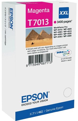 Epson Cartucho de tinta T7013 XXL Magenta C13T70134010