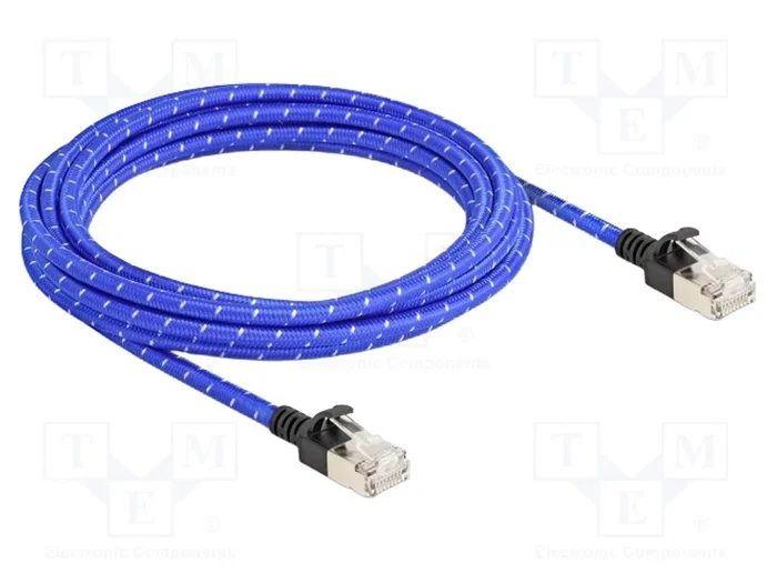 DeLOCK Cable de red Cat.6A U/FTP Slim 3 m Azul DeLOCK Cable de red Cat.6A U/FTP Slim 3 m Azul