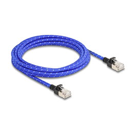 DeLOCK Cable de red RJ45 Cat.6A U/FTP Slim 3 m Azul