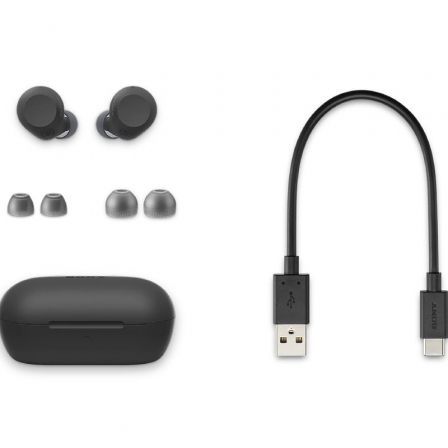 Sony WF-C710N Auriculares Bluetooth con Noise Cancelling y Estuche de Carga | Autonomía 30h | Negros