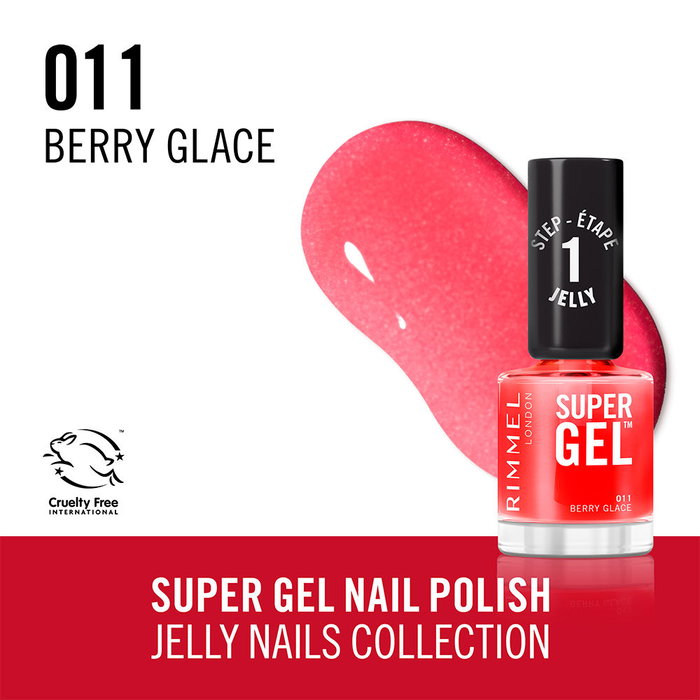 Rimmel London SUPER GEL esmalte de uñas #11-Berry Glace 12 ml