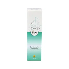 IRATI ORGANIC Gel Limpiador Facial Bio 200Ml. Limpia en Profundidad Pieles Delicadas con Plata Coloidal y Aceites Ecológicos