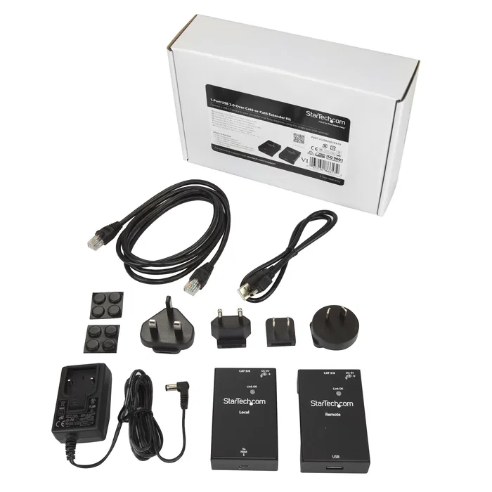 Alargador Startech USB2001EXTV Negro