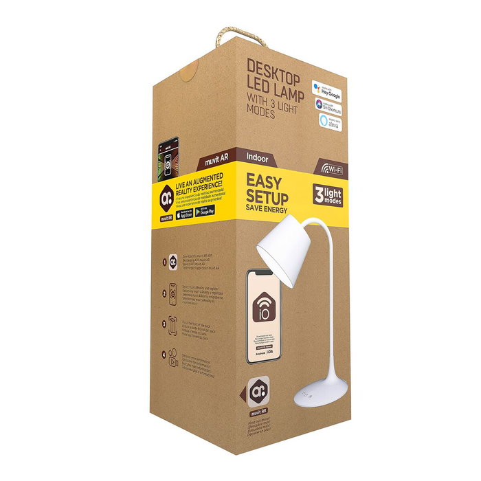 muvit iO Lámpara Sobremesa WiFi Blancos muvit iO Lámpara Sobremesa WiFi Blancos