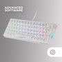 Mars Gaming MK Mini Pro Teclado Mecánico 60% Blanco Switch Amarillo