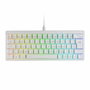 Mars Gaming MK Mini Pro Teclado Mecánico 60% Blanco Switch Amarillo