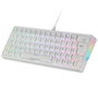 Mars Gaming MK Mini Pro Teclado Mecánico 60% Blanco Switch Amarillo