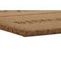 DKD Home Decor Felpudo de Coco con Goma Grabado, Pack de 2 unidades, Marrón