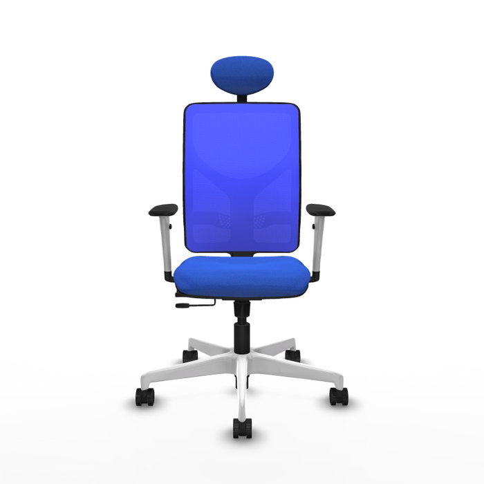 PIQUERAS Y CRESPO Silla de oficina Motilla Azul con Mecanismo Sincro/Traslack