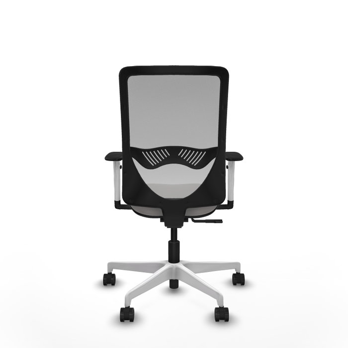 PIQUERAS Y CRESPO Silla de oficina Zulema con mecanismo Sincro, Gris y Blanco PIQUERAS Y CRESPO Silla de oficina Zulema con mecanismo Sincro, Gris y Blanco
