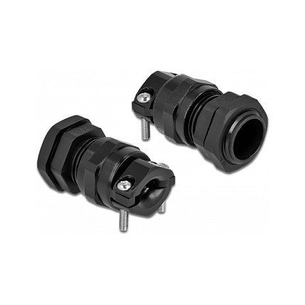 DeLOCK Prensaestopas PG11 con alivio de tensión y protección contra la flexión negro DeLOCK Prensaestopas PG11 con alivio de tensión y protección contra la flexión negro