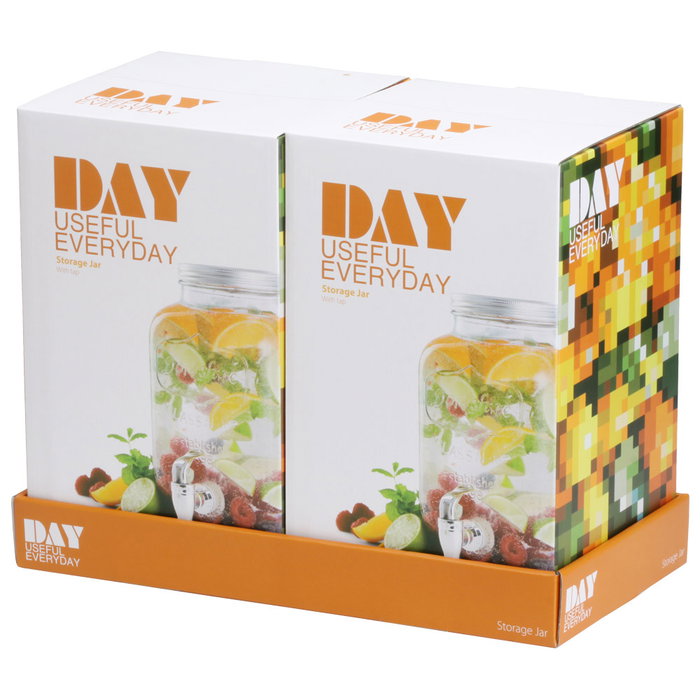 Day Dispensador de Bebida 8 L - Pack de 2 unidades Day Dispensador de Bebida 8 L - Pack de 2 unidades