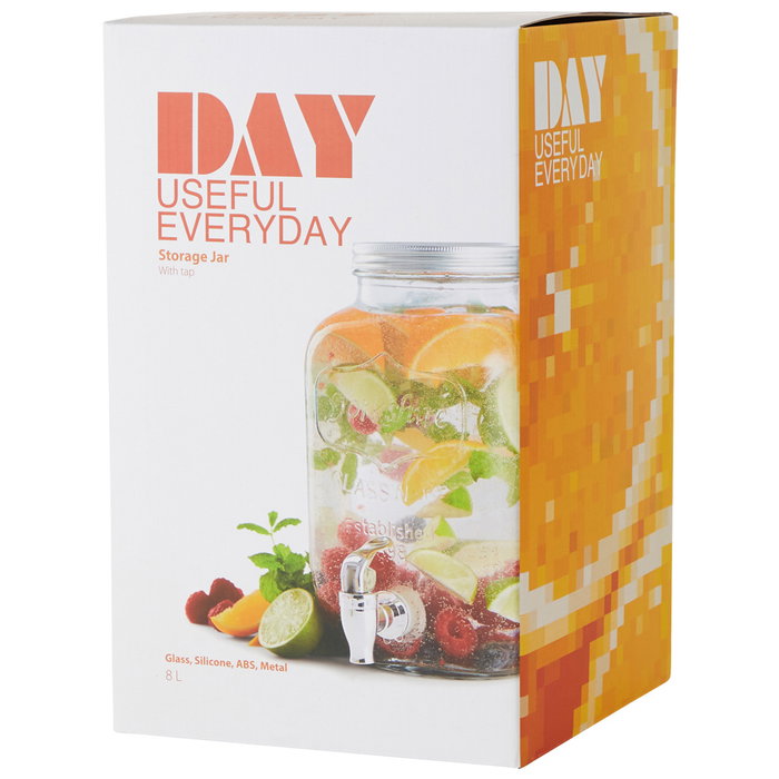 Day Dispensador de Bebida 8 L - Pack de 2 unidades Day Dispensador de Bebida 8 L - Pack de 2 unidades