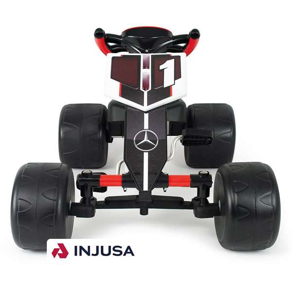 Injusa Go Kart Mercedes Pedales, Juguete de Conducción para Niños a Partir de 2 Años, Dimensiones 86 x 60 x 50 cm