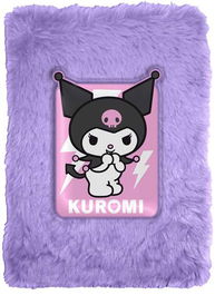 Kids Euroswan Libreta Plush A5 Kuromi Papelería Escolar