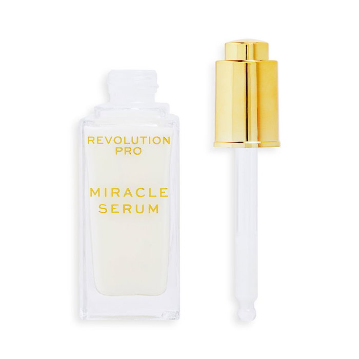 Revolution Pro MIRACLE SERUM - Sérum Facial Concentrado Antiaging Antiarrugas Reafirmante, 30 ml, Vegano