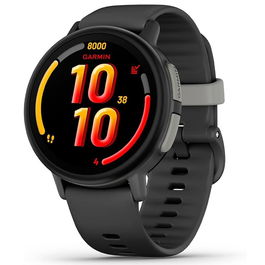 Garmin Bounce 2 - Smartwatch para niños con LTE y GPS, pantalla AMOLED 1.2", resistencia al agua 5 ATM, color gris, para seguimiento y comunicación familiar