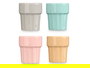 Vessia Vaso Café Surtido Colores Porcelana 90 ml 6 x 7 x 6 cm (Set de 36)