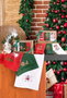 Mijölnir Toallas de Lavado Navideñas Algodón 500 gr/m² 30x50 cm (3 Unidades) Verdes Rojas Blancas