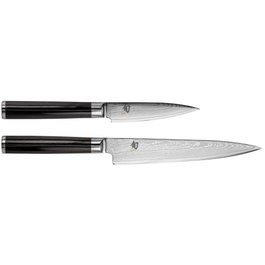 Kai Shun Classic Set Small Knife DM-S210 de 2 piezas de plata/negro