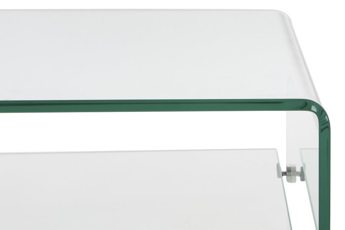 DKD Home Decor Mesa de Centro de Cristal Templado Transparente 120,5x60,5x40 cm DKD Home Decor Mesa de Centro de Cristal Templado Transparente 120,5x60,5x40 cm