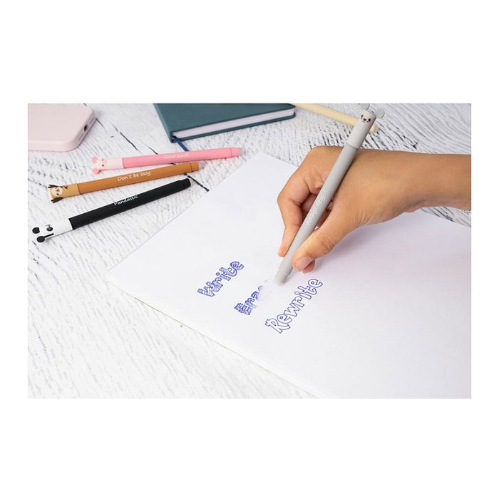 EBERHARD FABER Animal Erase it! Maus Bolígrafo de Gel Azul 0,7 mm