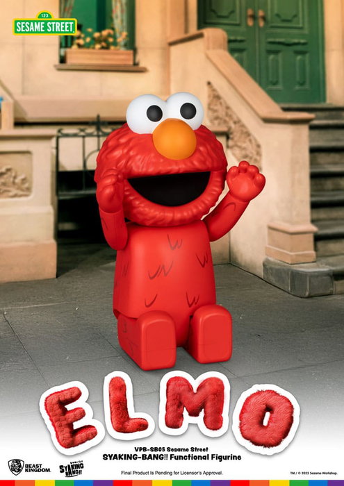 Sesame Street Syaking Bang Hucha de vinilo Elmo 47 cm