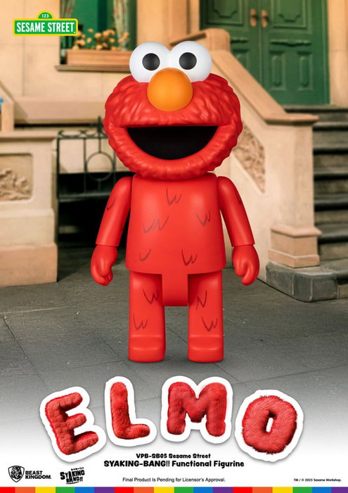 Sesame Street Syaking Bang Hucha de vinilo Elmo 47 cm
