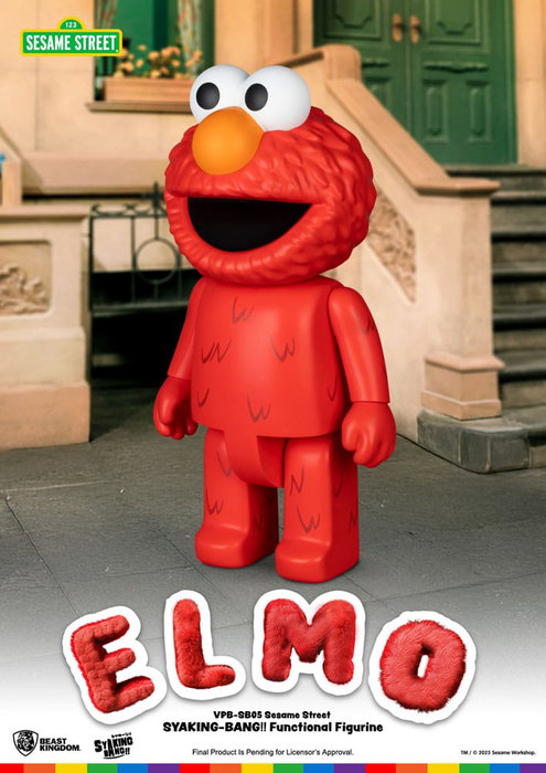 Sesame Street Syaking Bang Hucha de vinilo Elmo 47 cm
