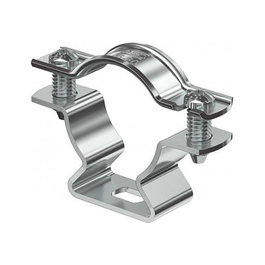 OBO Bettermann ASL 733 30 ALU Abstandschelle m.Langloch 25-30mm Aluminio