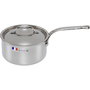 De Buyer Affinity Casserole de acero inoxidable con tapa, 20 cm