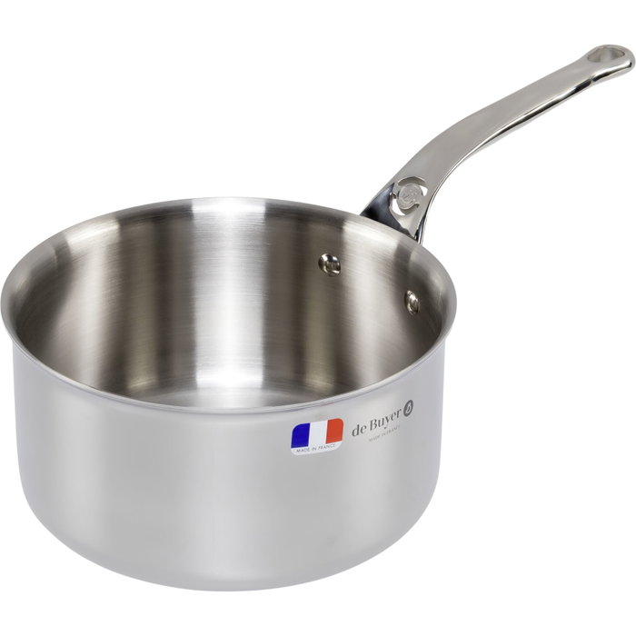 De Buyer Affinity Casserole de acero inoxidable con tapa, 20 cm De Buyer Affinity Casserole de acero inoxidable con tapa, 20 cm