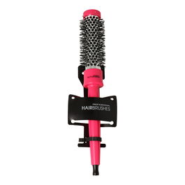 Xanitalia Pro Cepillo Térmico Rosa 22mm Profesional Cerámico Iónico Mango Antideslizante Cerdas Resistentes Calor Alisar Ondular Volumen Cabello Corto Mediano Brillo Sin Frizz