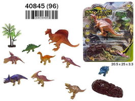 Figuras Dinosaurios 2 Tamaños en Blíster