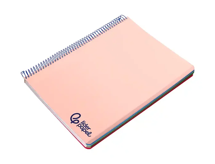 Liderpapel Cuaderno Espiral A7 Micro Wonder Rosa 100 Hojas Cuadro 5mm
